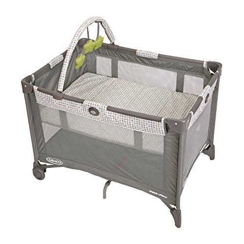 Graco-Pack-n-Play-On-the-Go-Playard-Includes-Full-Size-Infant-Bassinet-Push-Button-Compact-Fold-Pasadena