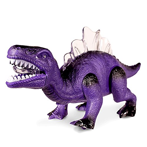 Windy-City-Novelties-LED-Light-Up-and-Walking-Realistic-Dinosaur-with-Sound