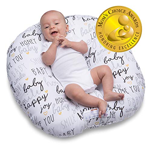 Boppy-Original-Newborn-Lounger-Hello-Baby-Black-and-Gold boppy lounger